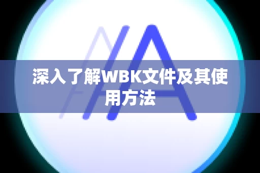 深入了解WBK文件及其使用方法