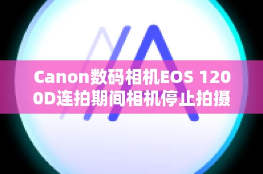 Canon数码相机EOS 1200D连拍期间相机停止拍摄（最大连拍数量低于使用说明书中指示的数量）